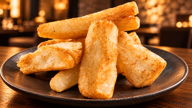 Fried Yuca (Yuca Frita).