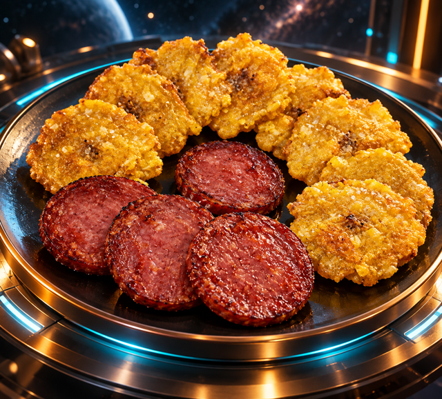 Fried Salami.