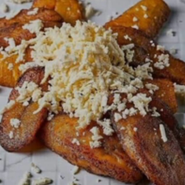 Sweet Plantain with Cheese.